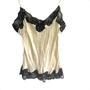 Newport News Silky Lace Night Top: 80s, 90s, Y2K